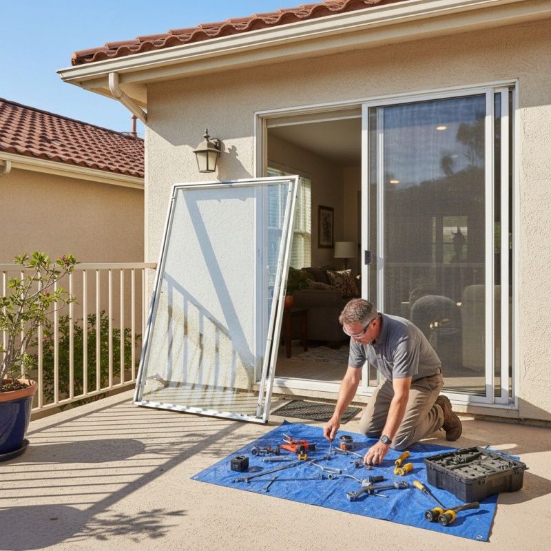 Local Screen Door Installation pros at work