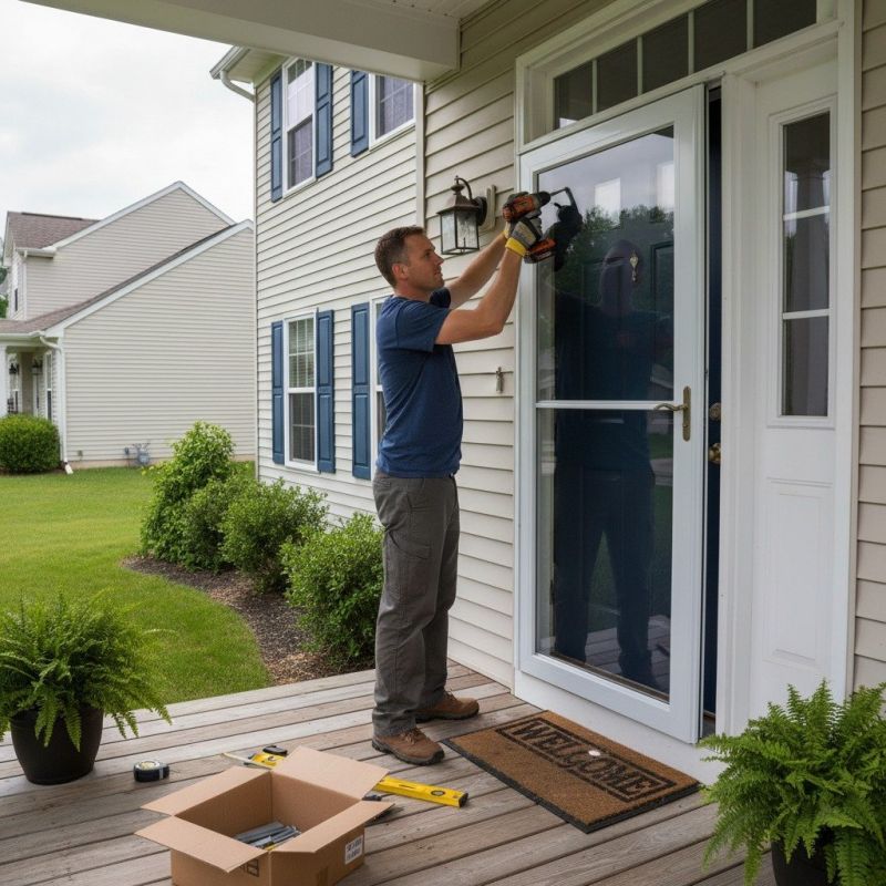 Screen Door Installation