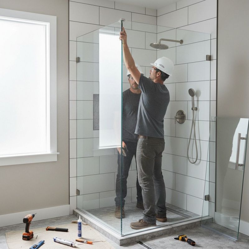 Glass Shower Door Installation in Denver County, CO